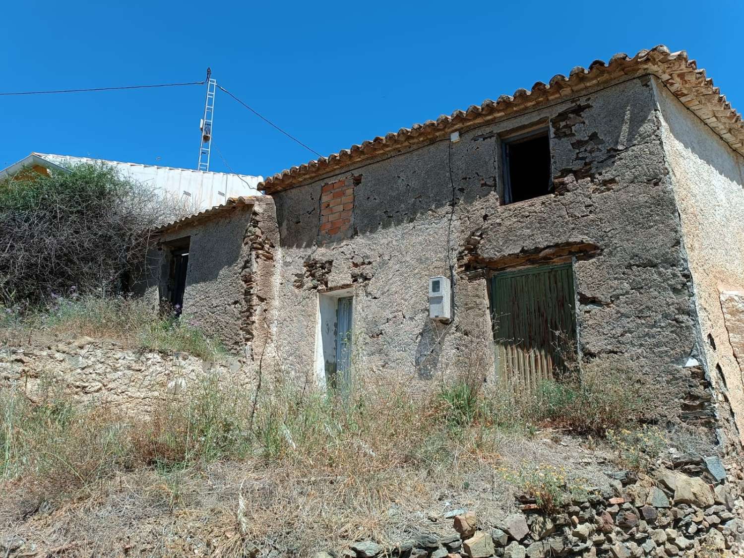 country house in moclinejo to reform with sea views