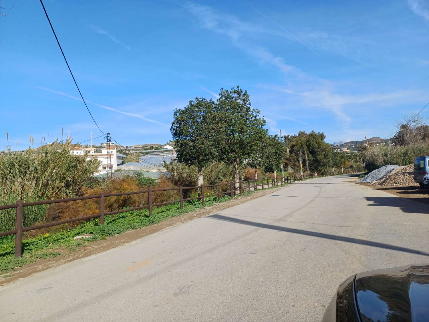 Parcela en el morche con agua