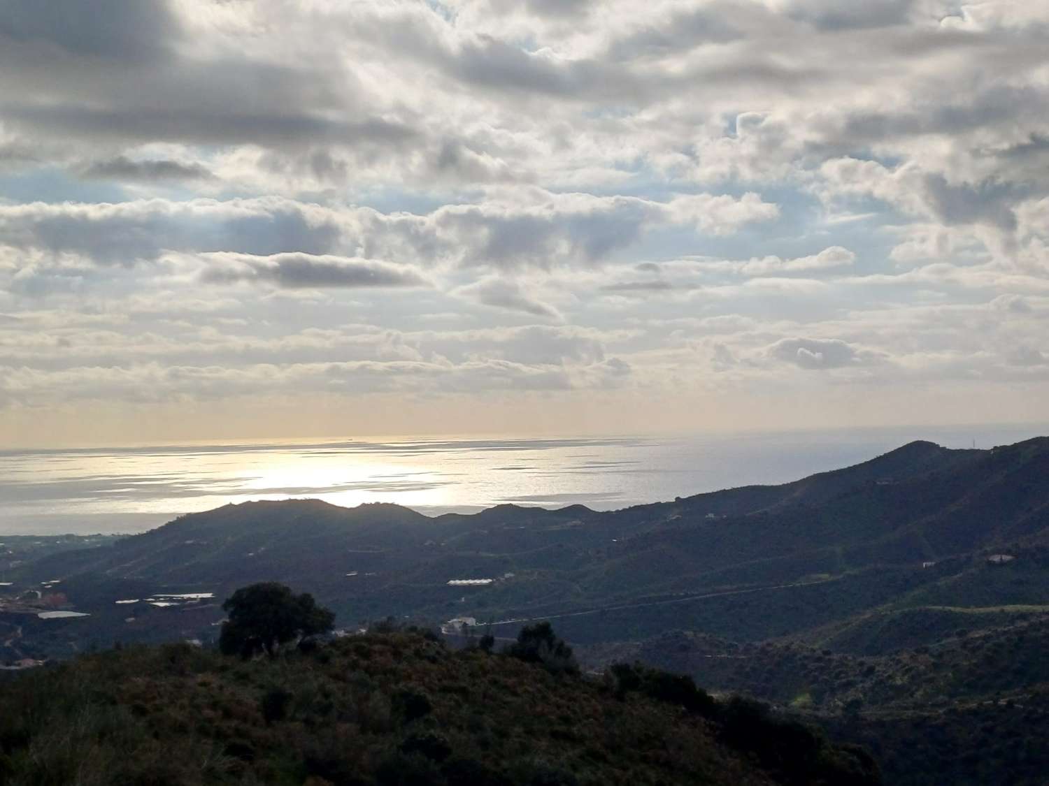 Parcela en macharaviaya con vistas al mar